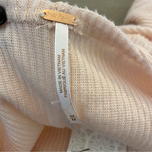 Free People Cozy WithYou Pullover in Champagne Toast Size Medium - Picture 4 of 9